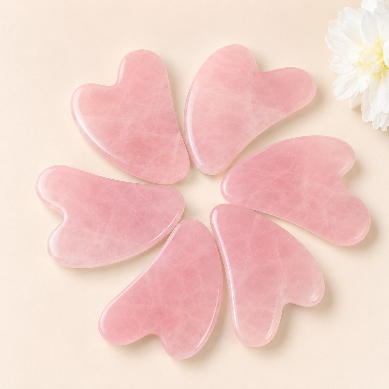 SOMA natural stone gua sha for face and neck massage