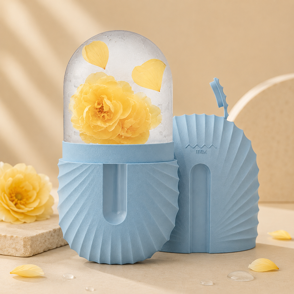 SOMA Ice Gua Sha Face Roller - full view