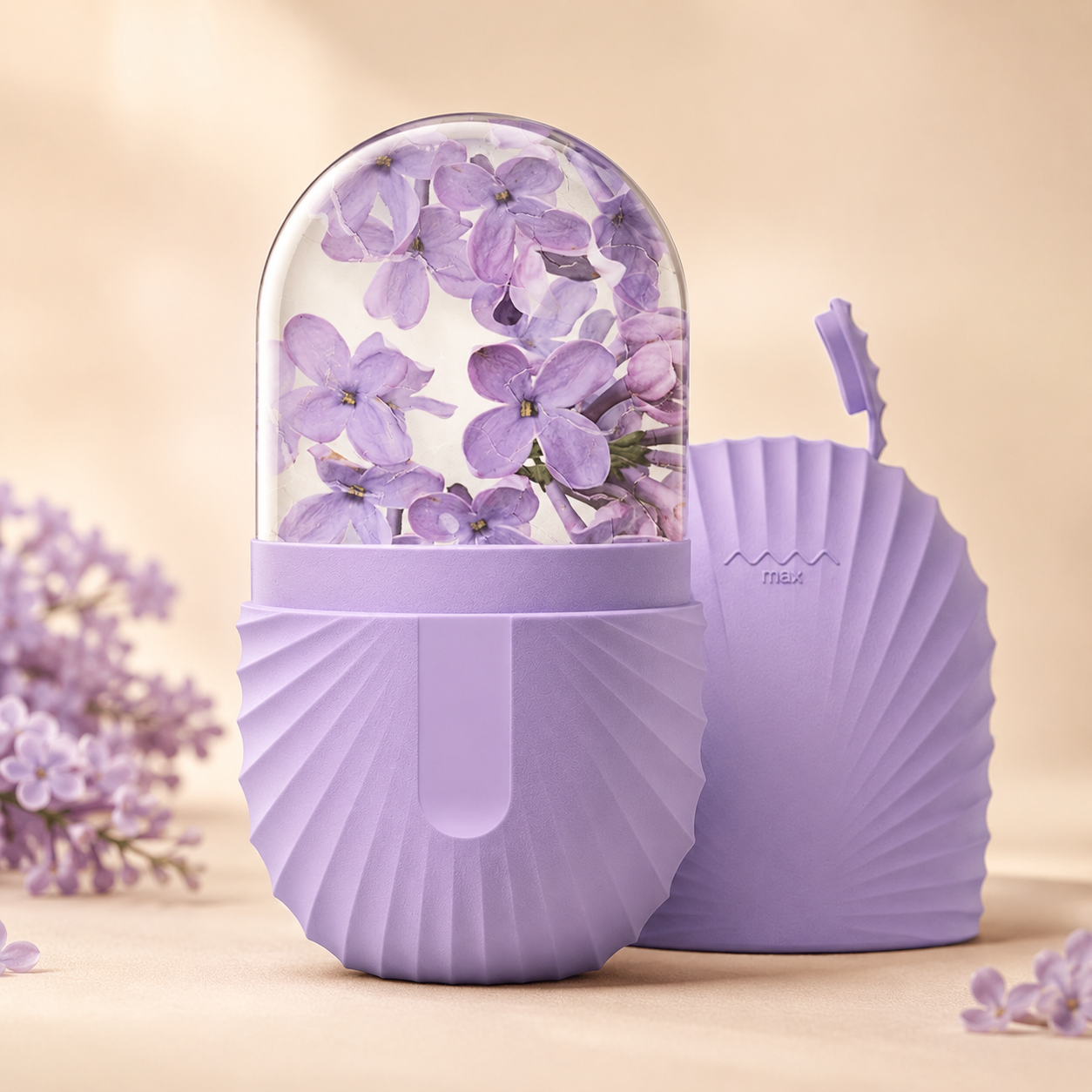 SOMA Ice Gua Sha Face Roller - close-up