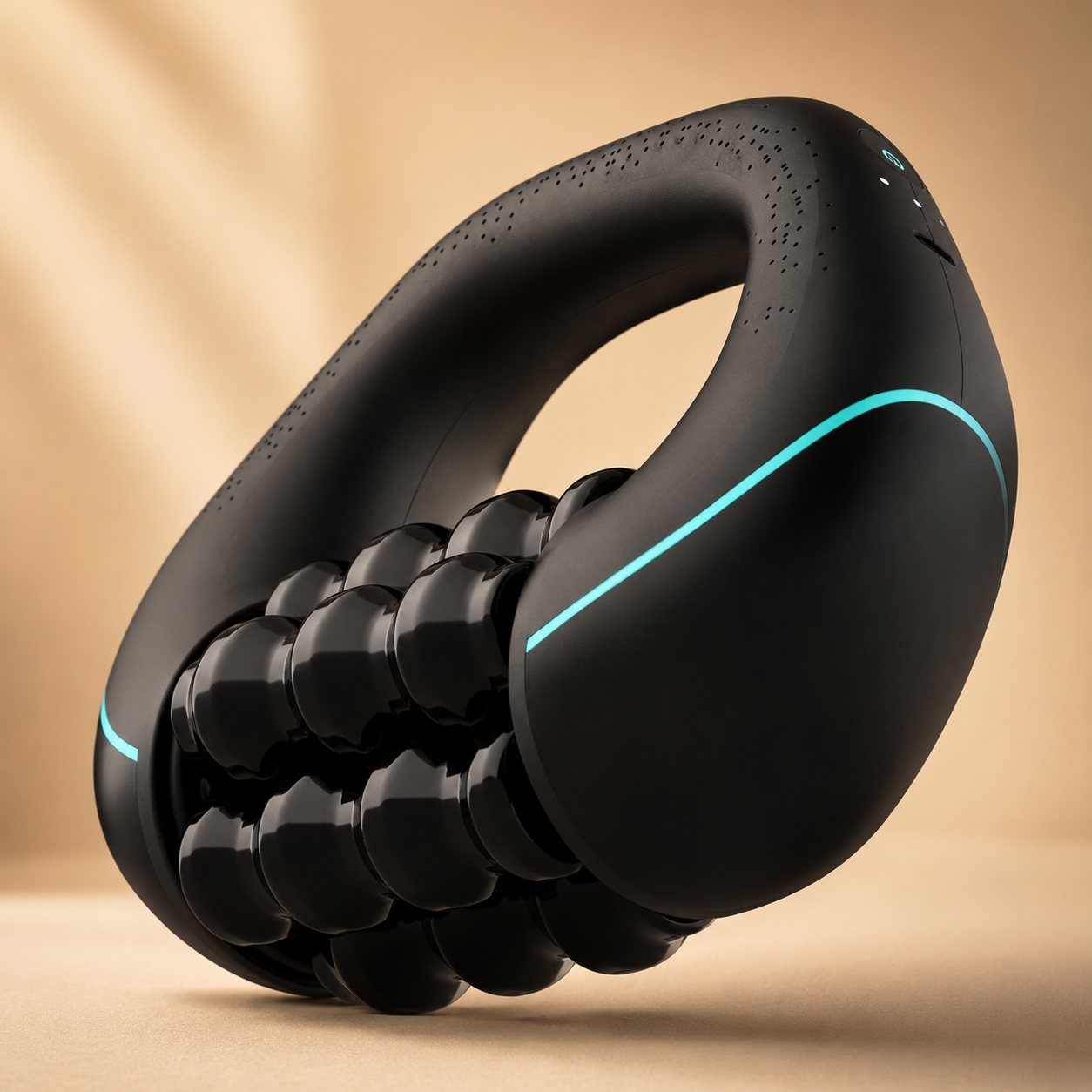 SOMA rolling percussive lymphatic massager device