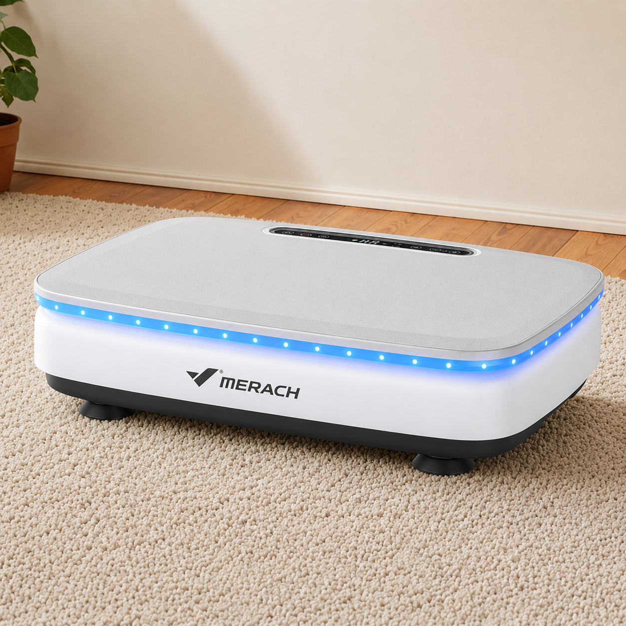 MERACH Vibration Plate Exercise Machine - full view